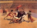 Bull Fight in Mexico Old American West cowboy Frederic Remington